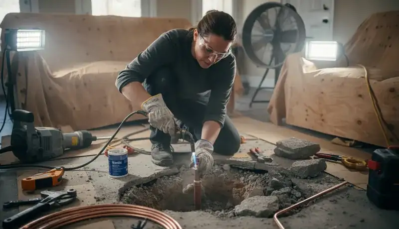 Expert Plumbing Pro - slab-leak-repair